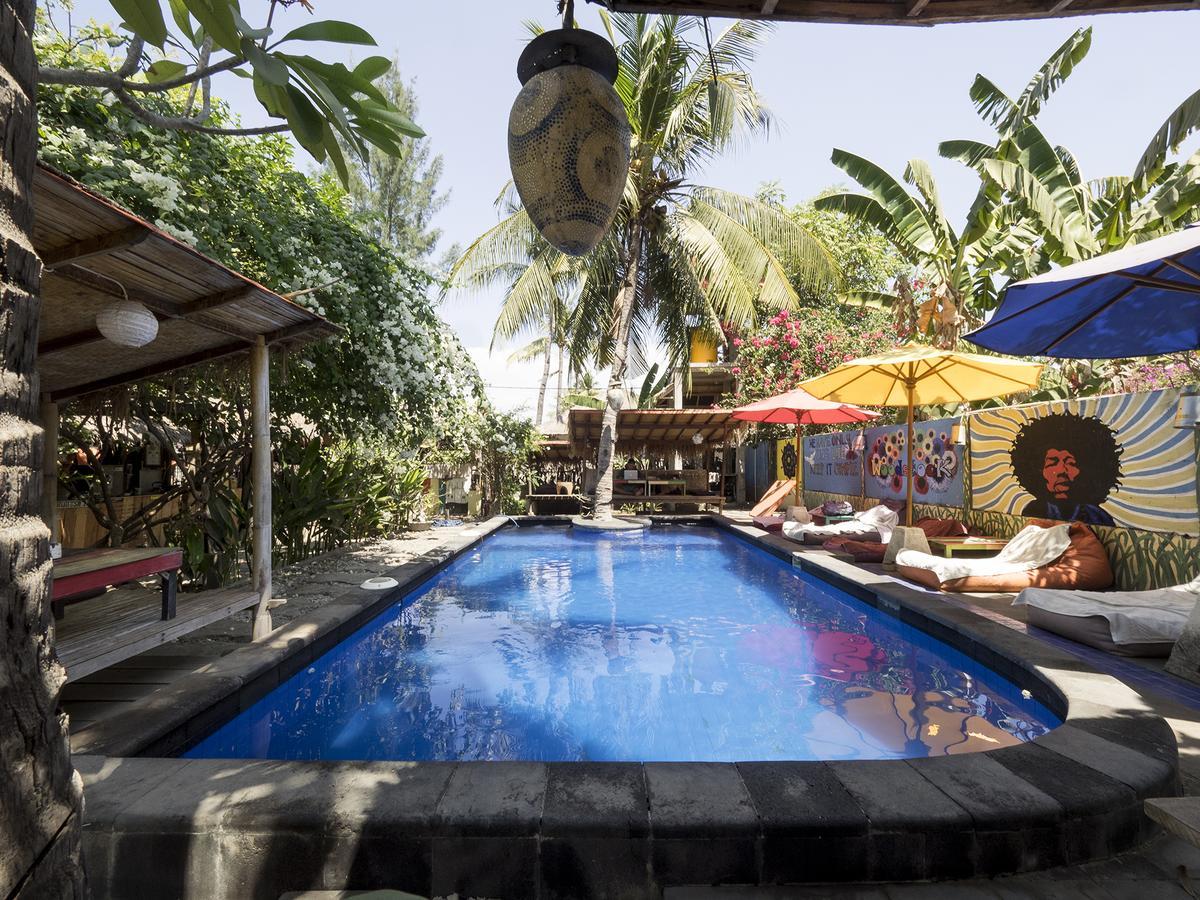 Woodstock Gili - Garden & Bungalows Gili Trawangan Exterior foto