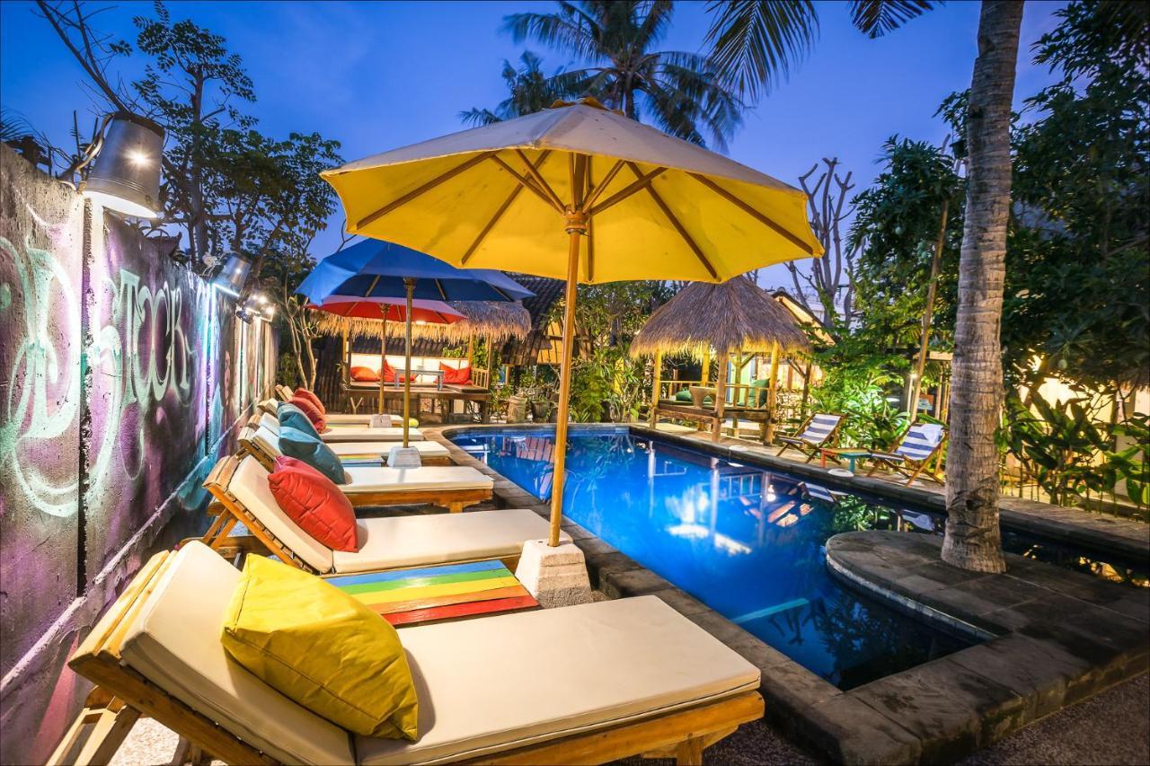 Woodstock Gili - Garden & Bungalows Gili Trawangan Exterior foto