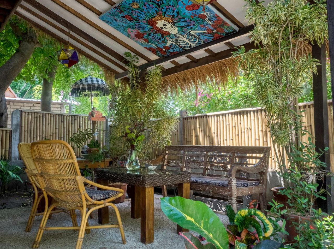 Woodstock Gili - Garden & Bungalows Gili Trawangan Exterior foto